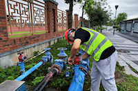 全面保障供水做好考場“護(hù)考人”